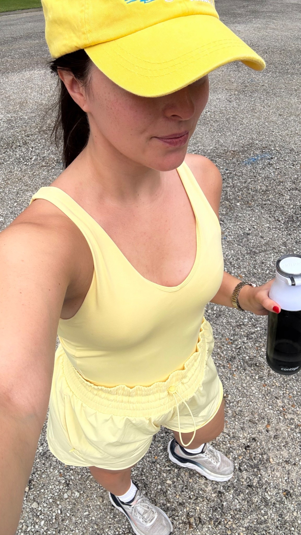 Butter yellow favorite Target workout set 

Small in top
Medium in shorts

#LTKActive #LTKFindsUnder50