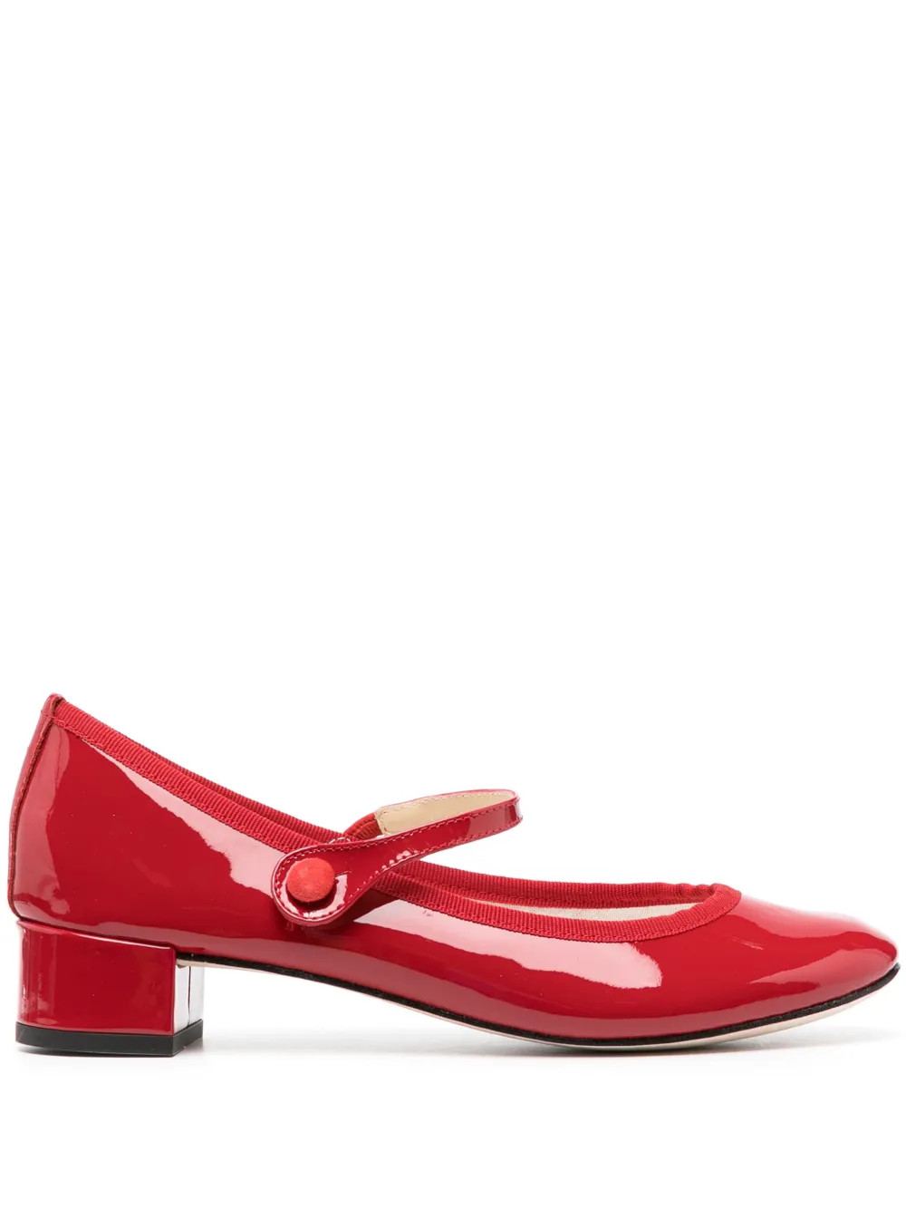 Lio Mary Jane 35mm leather pumps | Farfetch Global