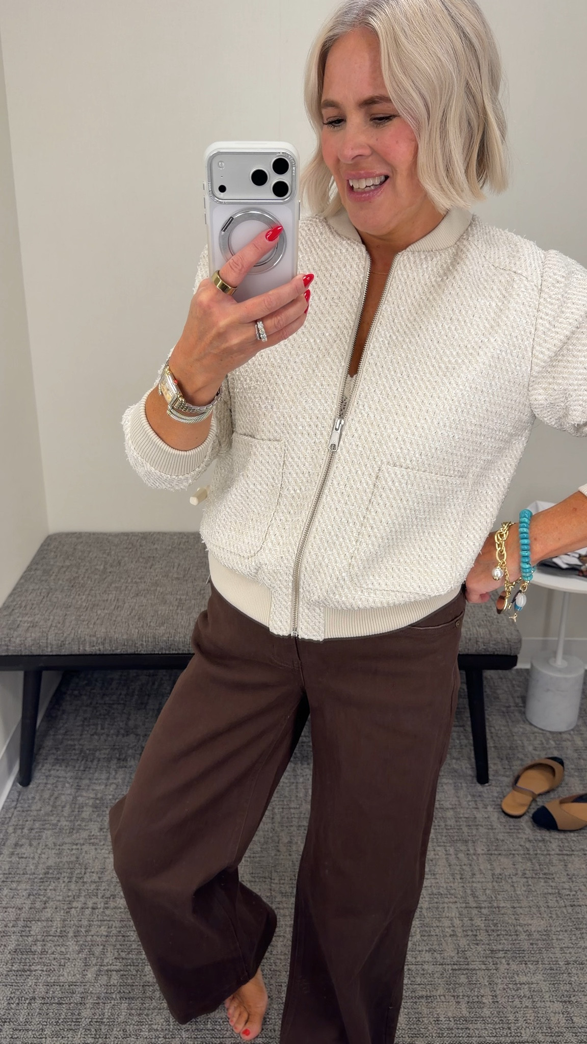 nordstrom fall outfit on sale, fall midsize, mom outfit, jacket layers over 50 fashion, white tee, easy outfit, sweater, puff sleeve, casua, office outfit, tops jacket for fall, accessories, everyday out, chic style, fall flats, fall shoes, nsale, nordstrom, trench coat, denim, jeans, flats, fall fahsion, brown coat, brown pants, casual, lounge,

#LTKOver40 #LTKSaleAlert #LTKMidsize