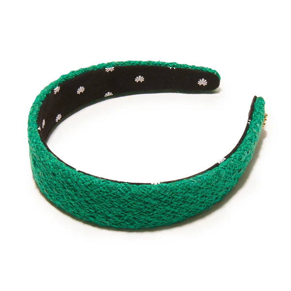 LEAF GREEN BOUCLE BESSETTE HEADBAND | LELE SADOUGHI