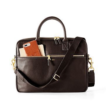 Harvey Leather Briefcase | Mark and Graham