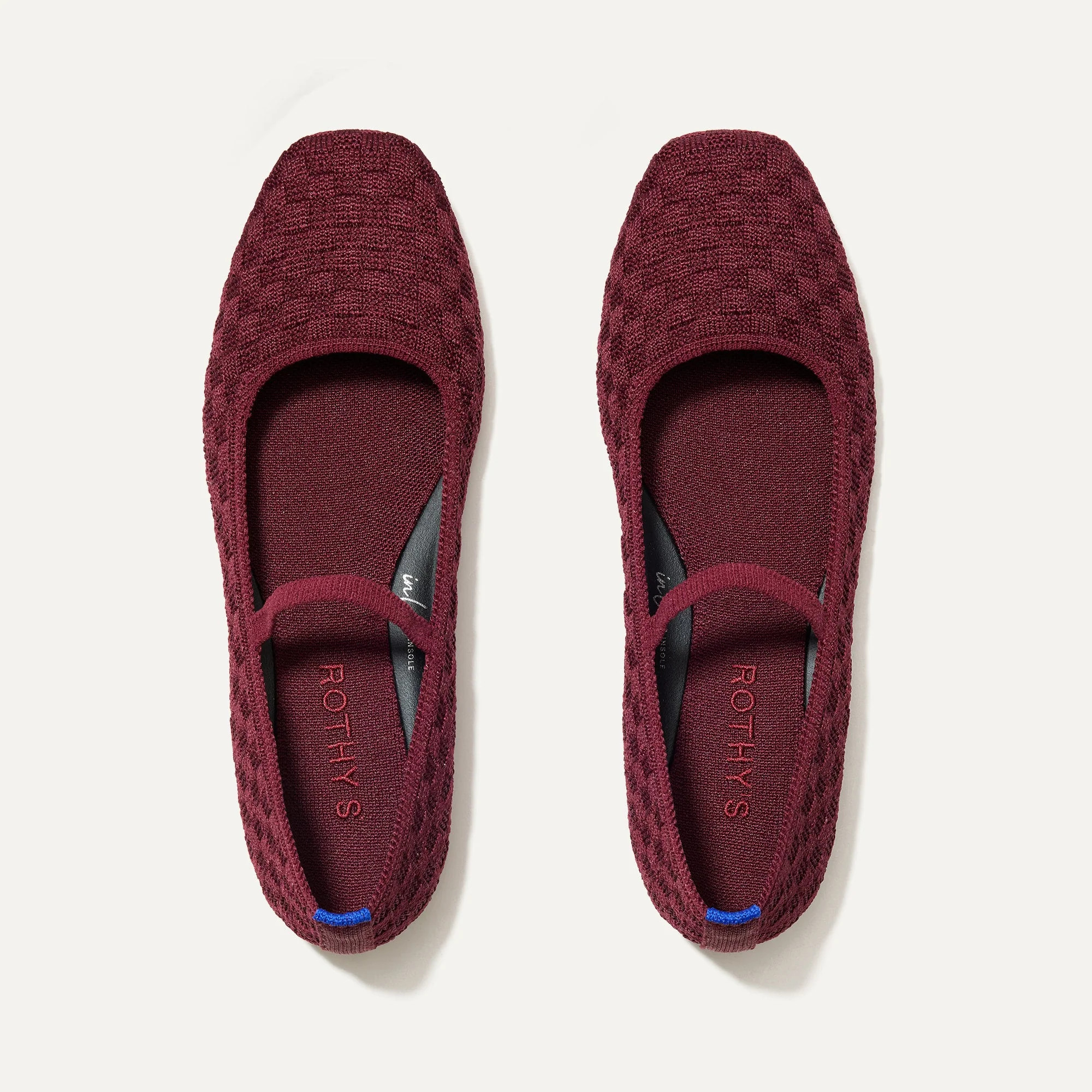 The Max Square Mary Jane in Wine Red | Rothy's | Rothy's