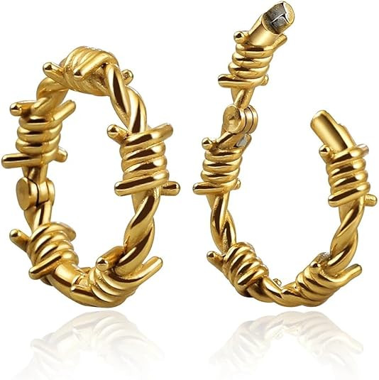 Casvort 2PCS Hypoallergenic Cool Ear Weights 316 Stainless Steel Ear Hangers Gauges Plugs Tunnels... | Amazon (US)