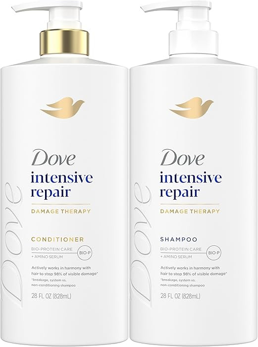 Dove Shampoo Intensive Repair 28 Fl oz Conditioner Intensive Repair 28 Fl oz | Amazon (US)