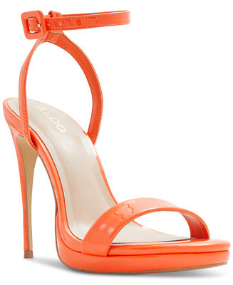 ALDO Women's Kat Two-Piece Platform Dress Sandals - Macy's | Macy's