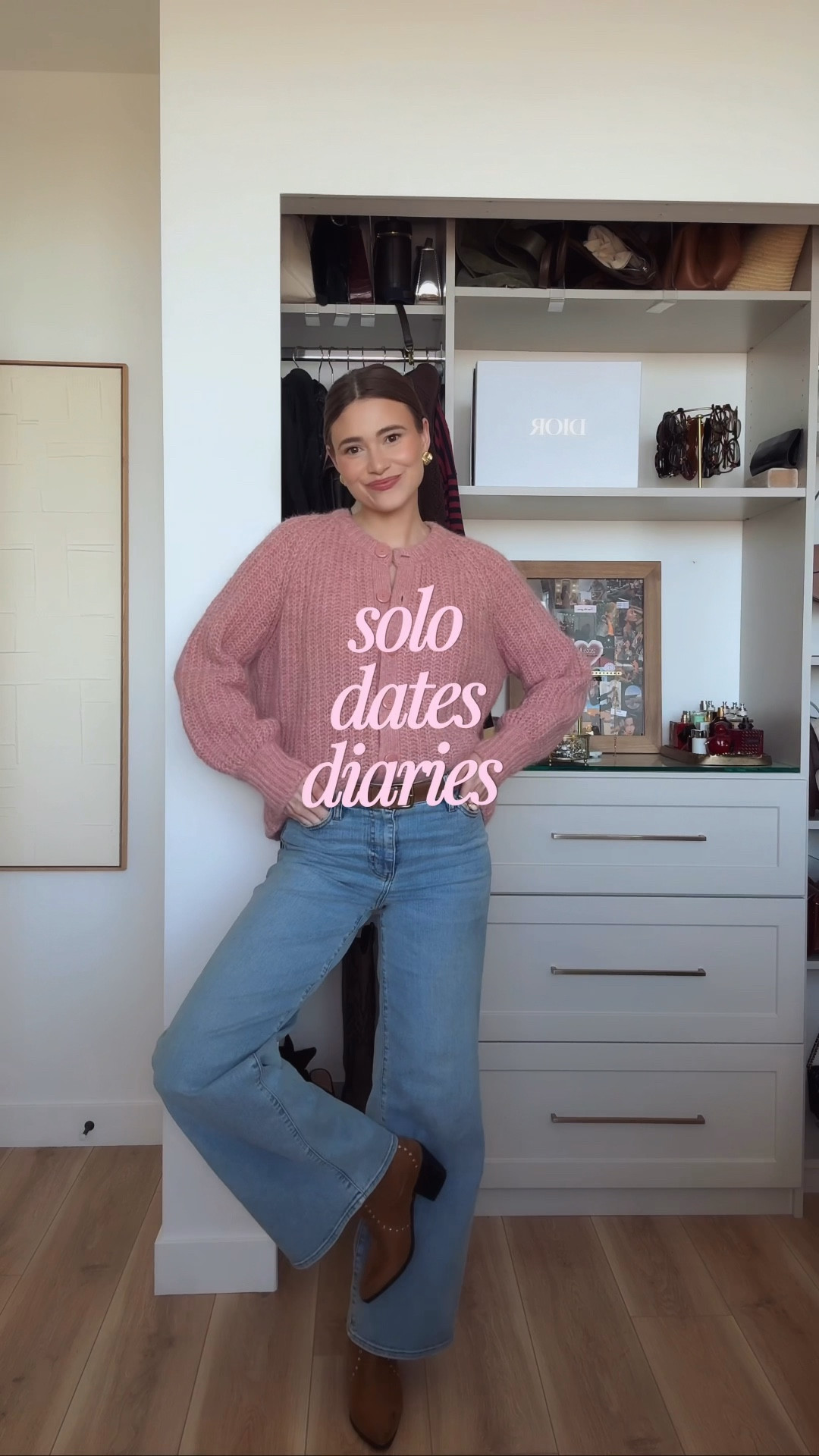 Wearing a small in cardigan! It is a bit itchy so I just wear a long sleeve under 

#LTKootd #LTKdayinmylife #LTKValentine