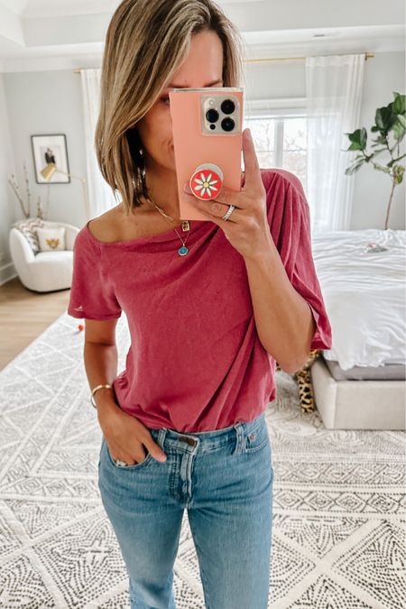 I found my new favorite tee! If I can find this in another color, I’m ordering it. AND it’s on sale for $29! It runs big – I’m wearing XS.

#LTKstyletip #LTKunder50 #LTKsalealert