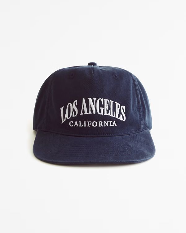 Los Angeles Graphic Flat Bill Hat | Abercrombie & Fitch (US)