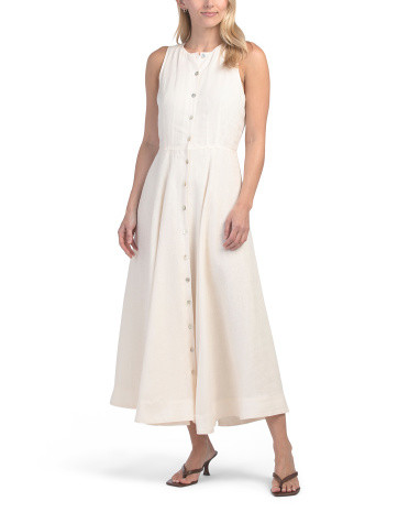Linen Midi Dress | TJ Maxx