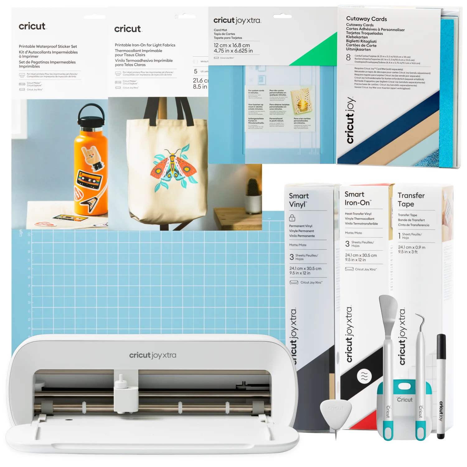 Cricut Joy Xtra™ Smart Die-Cutting Machine + Starter Bundle Kit, White | Walmart (US)
