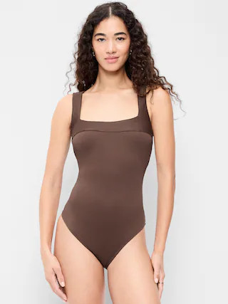 Ribbed One-Piece Swimsuit | Old Navy (US)