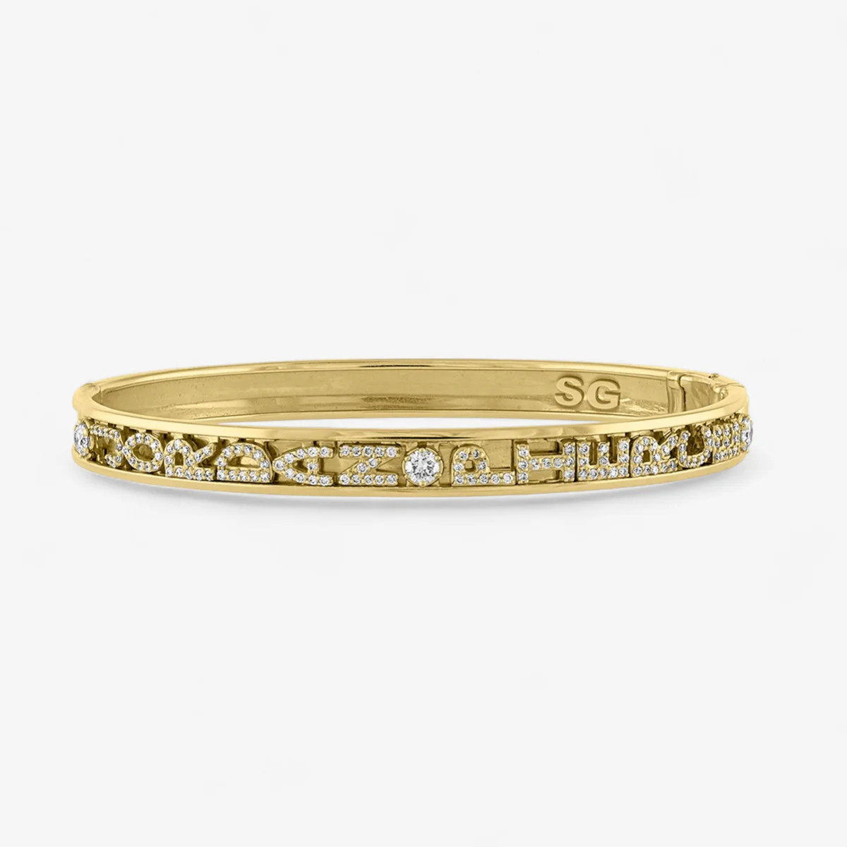 Personalized Slider Bangle™ | Stephanie Gottlieb Fine Jewelry