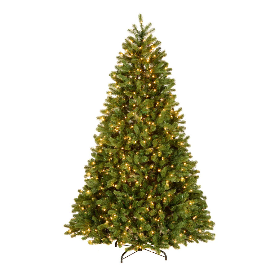 7.5 ft. Pre-Lit Downswept Douglas Fir Tree with 750 Clear Lights & 1867 Branch Tips | National Tree Company