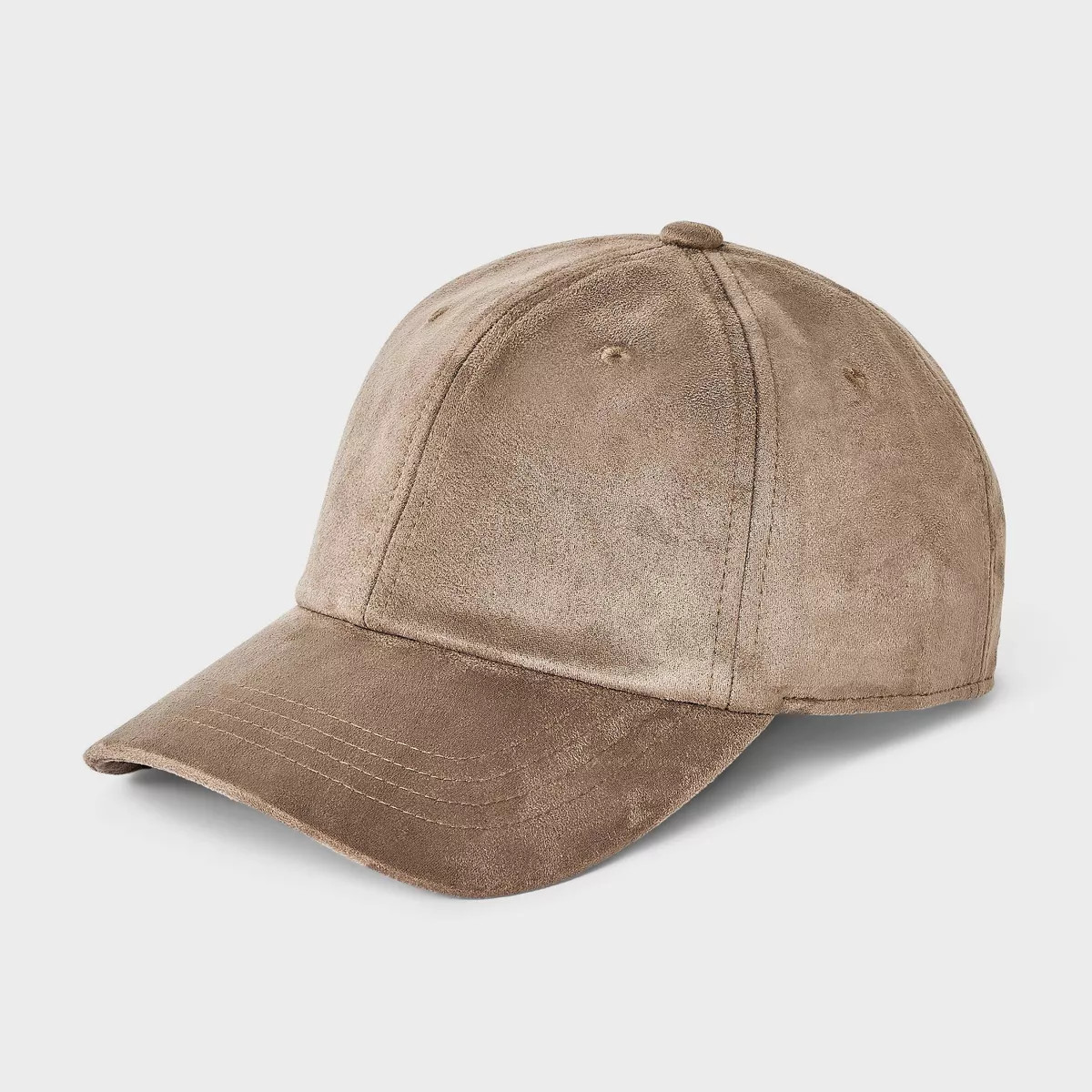 Faux Suede Baseball Hat - Universal Thread™ Brown | Target