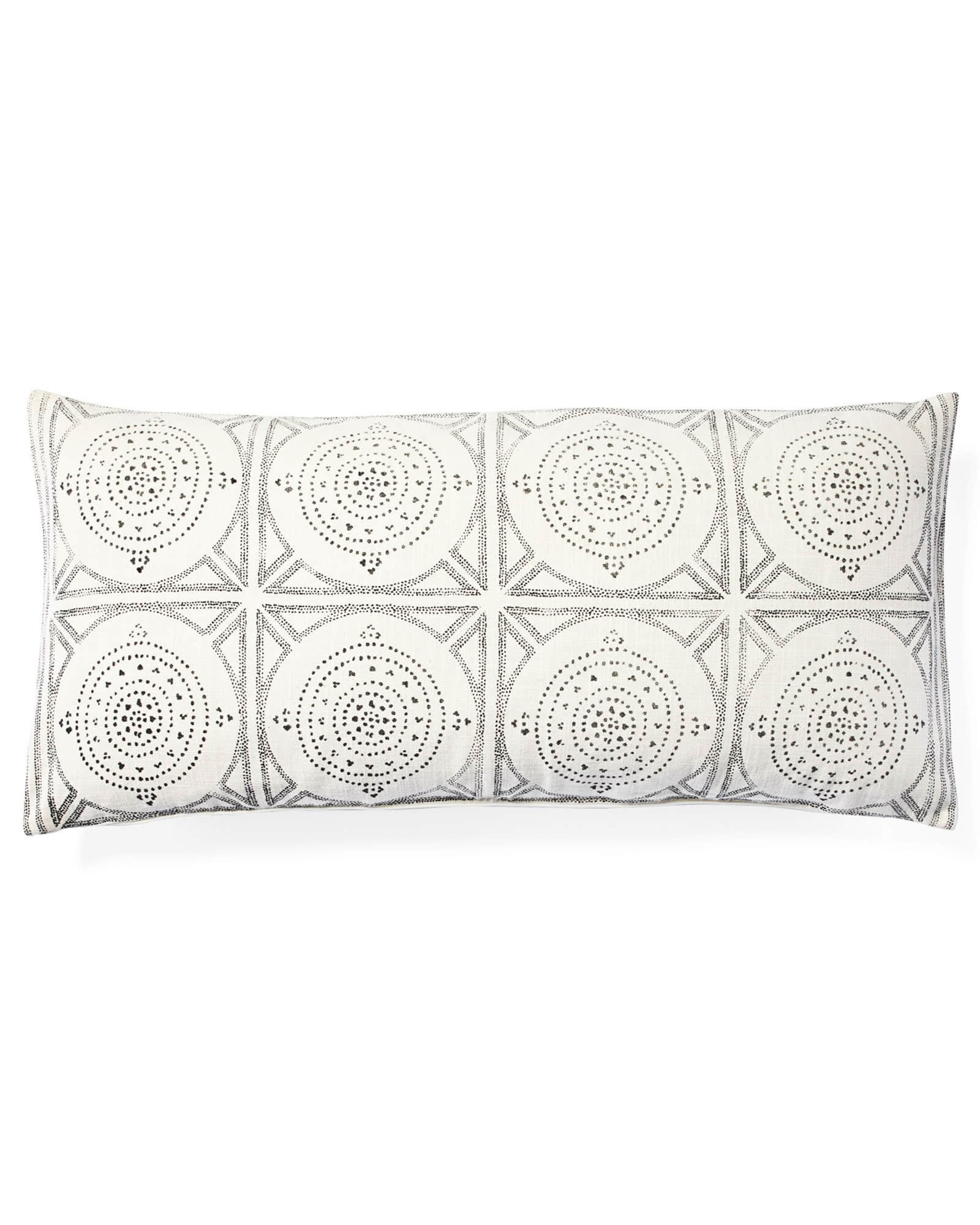Camille Mosaic Lumbar Pillow Cover | Serena and Lily