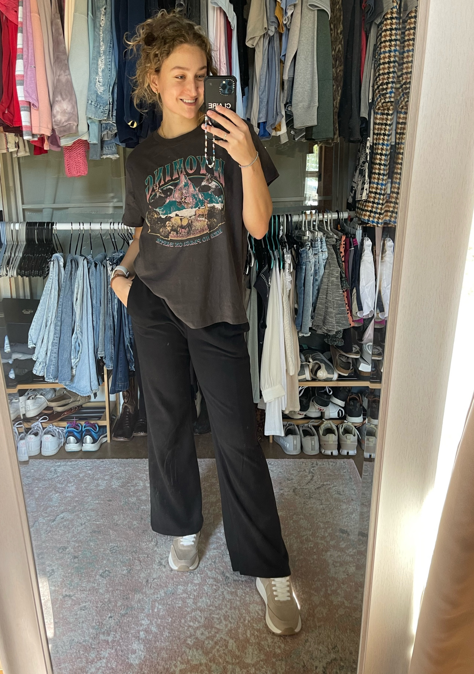 Comfy street style! Oversized clothes are just superior! 

#balancingclaire wears a size M in pants and XL in shirt for an oversized comfy look 

#LTKSeasonal #LTKfit #LTKunder50
