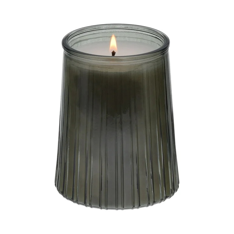 Better Homes & Gardens Noble Fir & Pine Scented 1-Wick 16.1oz Ribbed Jar Candle - Walmart.com | Walmart (US)