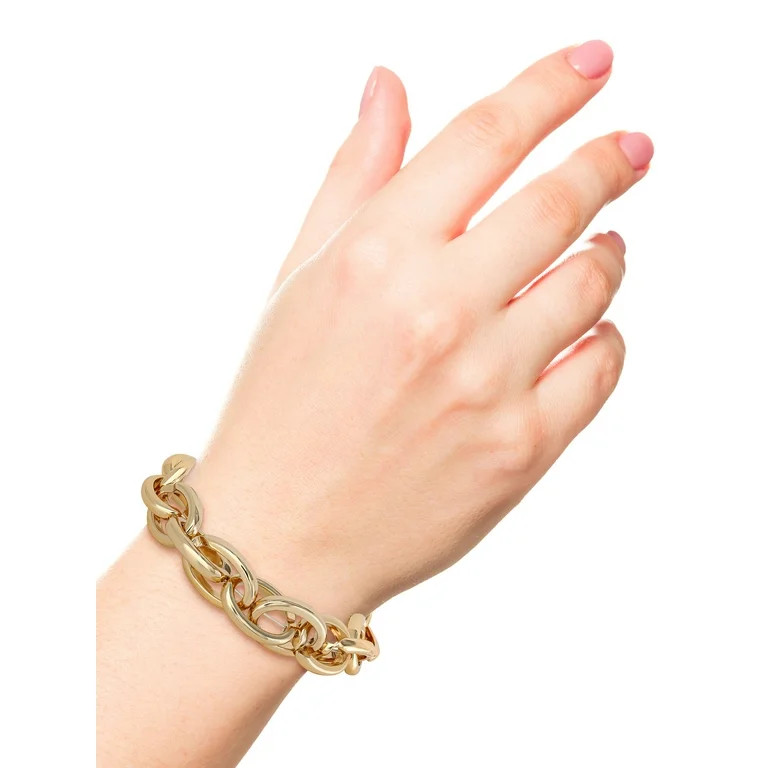 Jessica Simpson Women's Interlocking Link Bracelet | Walmart (US)