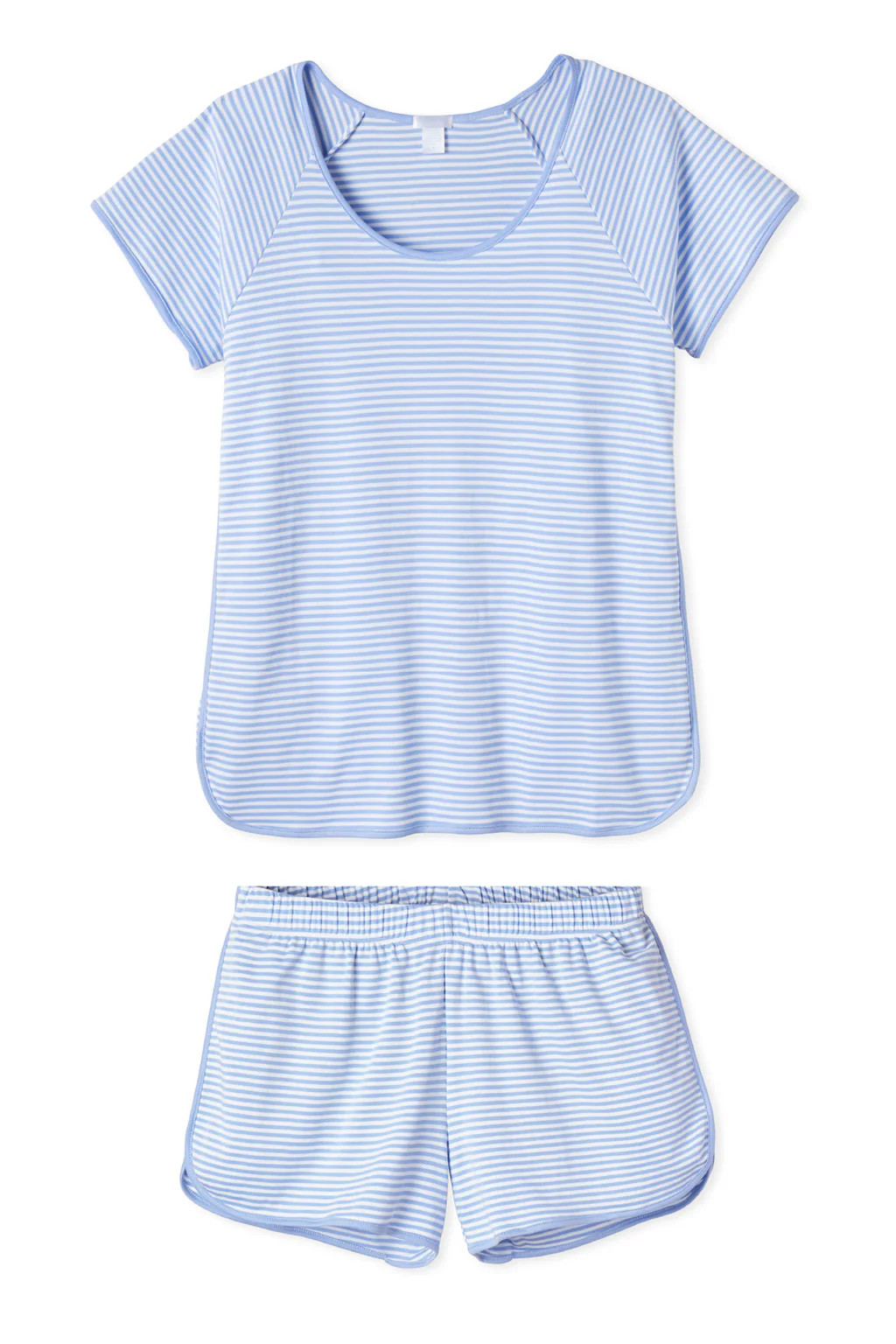 Pima Shorts Set in Hydrangea | Lake Pajamas