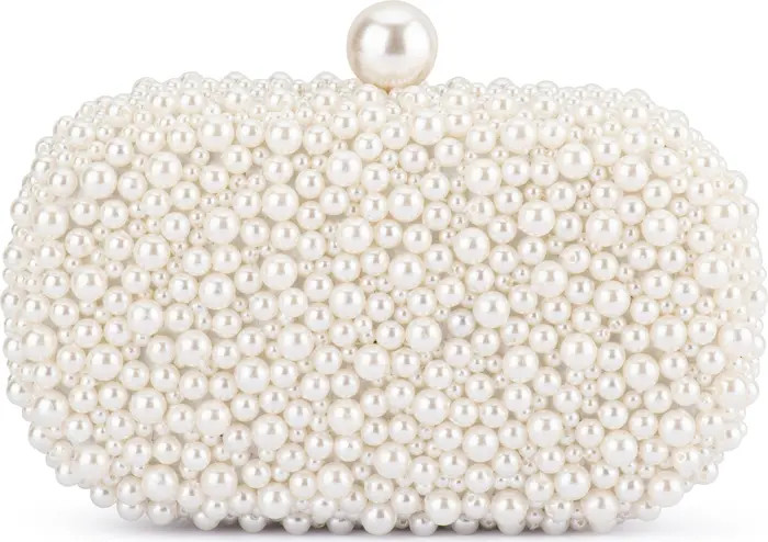 Valentina Faux Pearl Clutch | Nordstrom