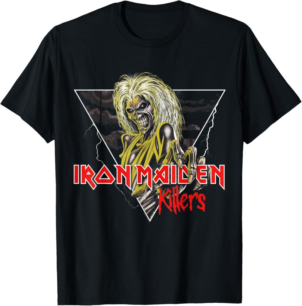 Iron Maiden Killers Triangle T-Shirt | Amazon (US)