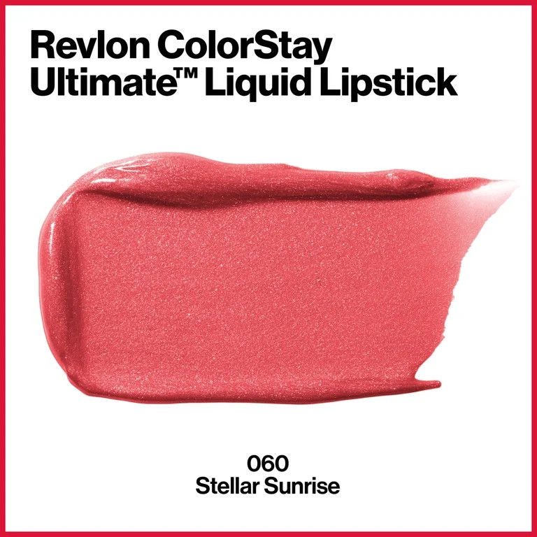 Revlon ColorStay Ultimate Lightweight Satin Liquid Lipstick, 060 Stellar Sunrise | Walmart (US)