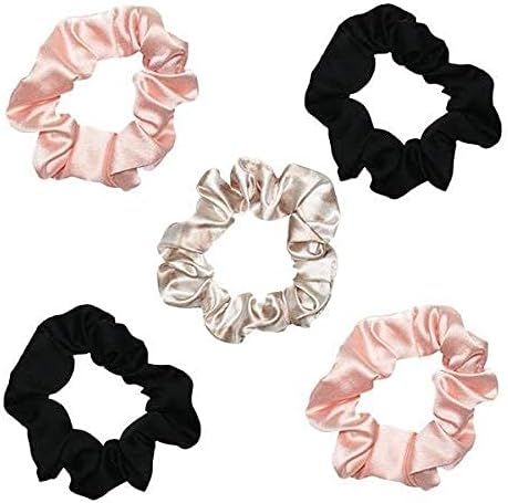 Kitsch Satin Scrunchies, Softer than Silk, Hair Scrunchies for Frizz Prevention, Satin Hair Ties ... | Amazon (US)
