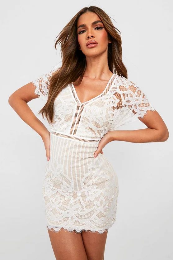Boutique All Over Lace Bodycon Dress | Boohoo.com (US & CA)