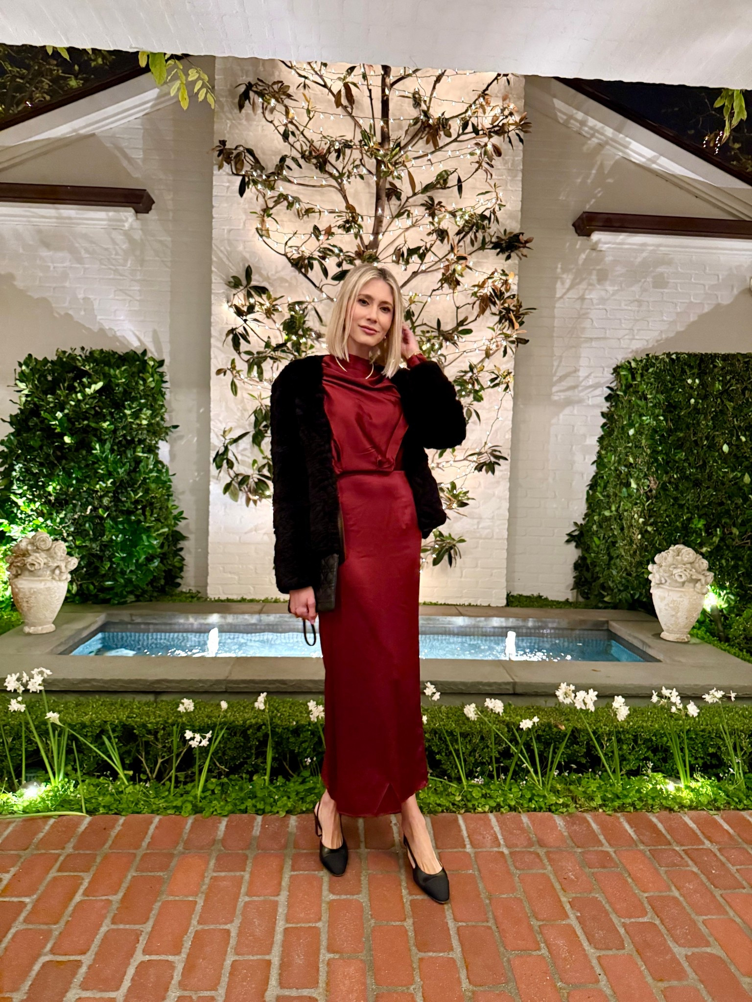 On the 12th day of Christmas I wore this drapery silk red dress to a holiday party 

#LTKSeasonal #LTKHoliday