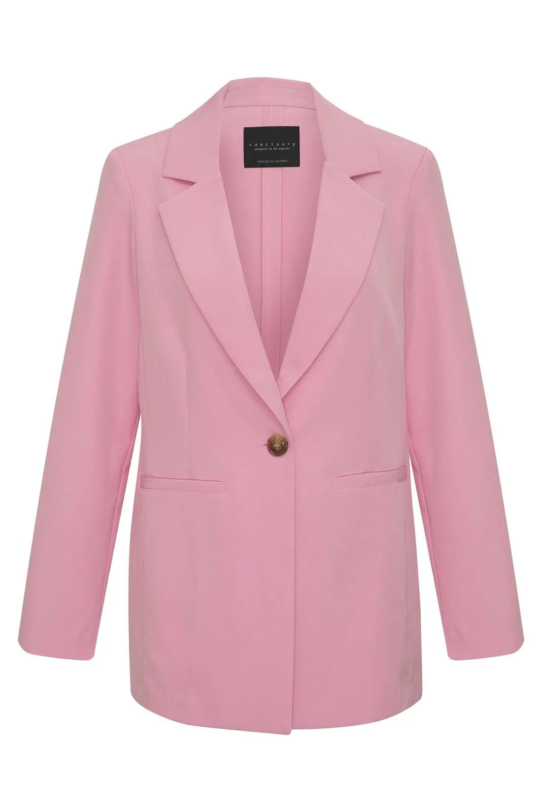 Bryce Woven Blazer Pink No.3 | Sanctuary Clothing
