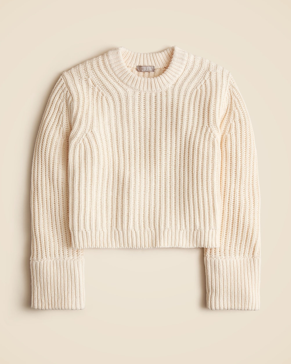 Heritage cotton fisherman crewneck sweater | J. Crew US