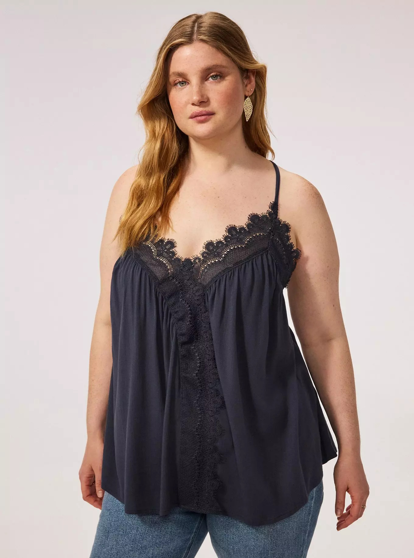 Festi Lace Trim Cami | Torrid (US & Canada)