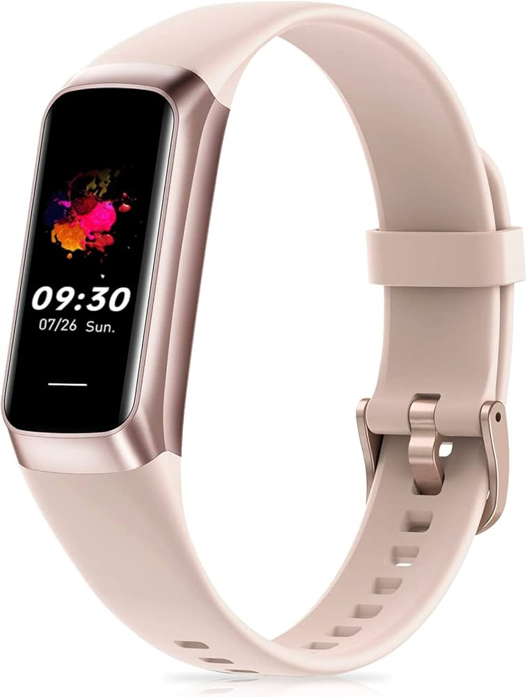 Fitness Tracker with 24/7 Heart Rate, Blood Oxygen Blood Pressure Sleep Monitor, Activity Tracker... | Amazon (US)