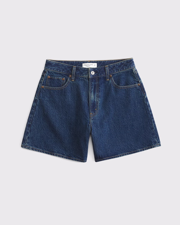 Curve Love High Rise Loose Short | Abercrombie & Fitch (US)