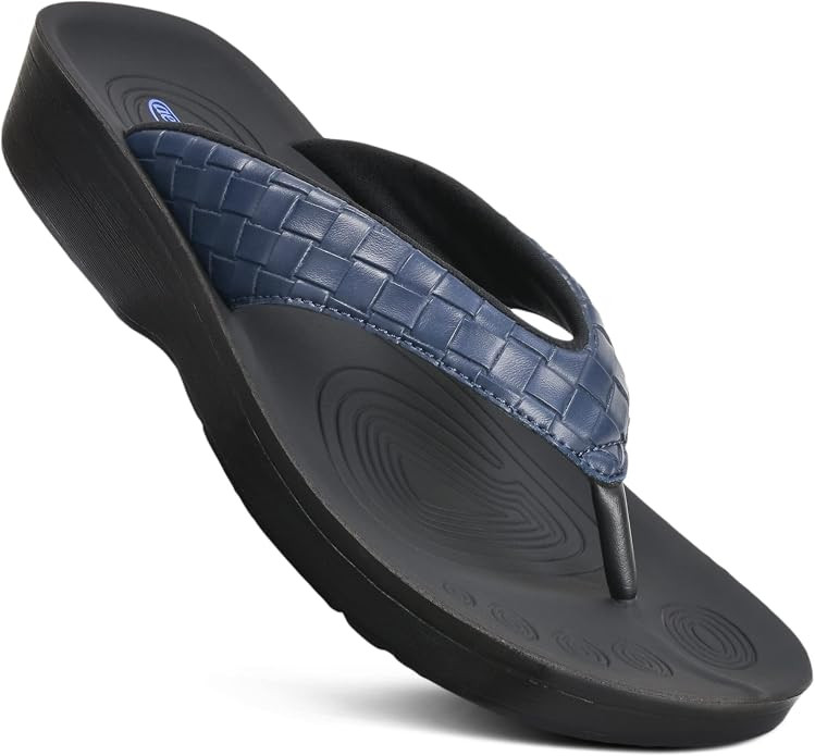 AEROTHOTIC Flip Flops for Women with Arch Support Plantar Fasciitis Orthopedic Cushioned Footbed ... | Amazon (US)