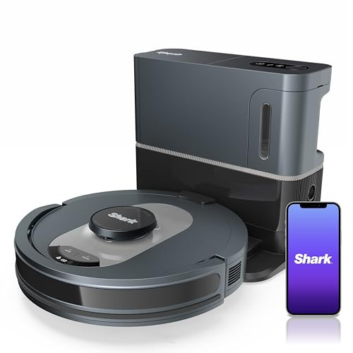 Shark UR2500SR AI Ultra Robot Vacuum, with Ultra Clean, Home Mapping, 30-Day Capacity Bagless Self Empty Base, Perfect for Pet Hair, WiFi, Compatible with Alexa, Black/Silver (Renewed) | Amazon (US)