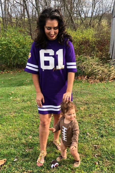 Game day style
Game day ootd 
Coordinating outfits 
Mommy & me
NFL 
Vikings 

#LTKstyletip #LTKfamily #LTKbaby