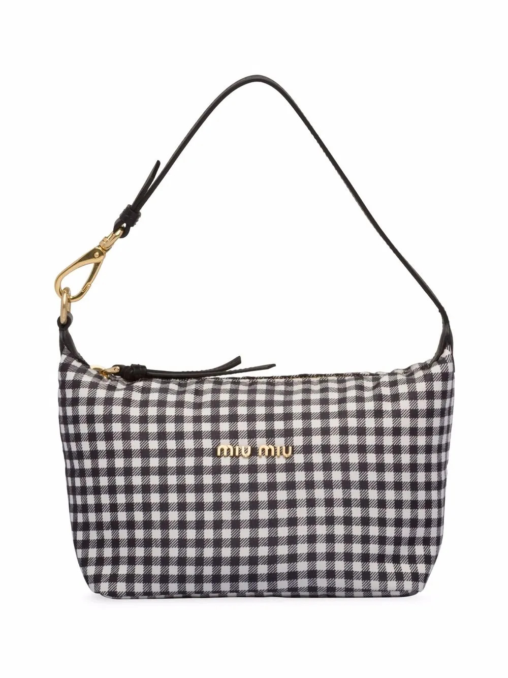 Miu Miu Miu Spirit Gingham Mini Bag - Farfetch | Farfetch Global