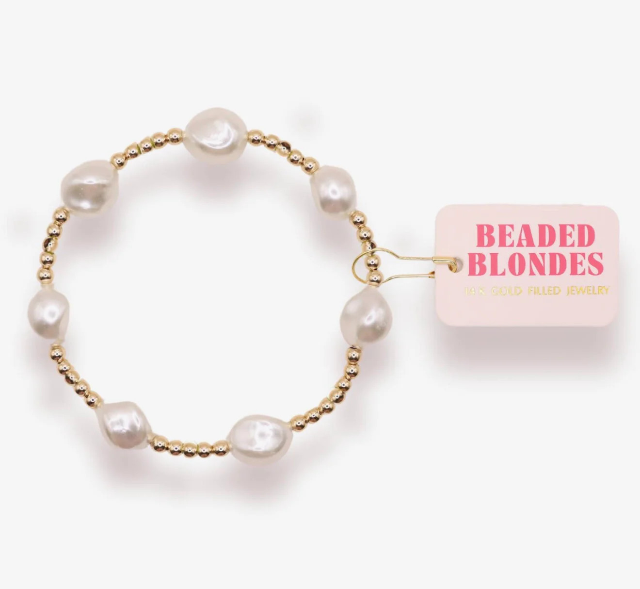Sadie Pearl Bracelet in Gold | The Collection Texas
