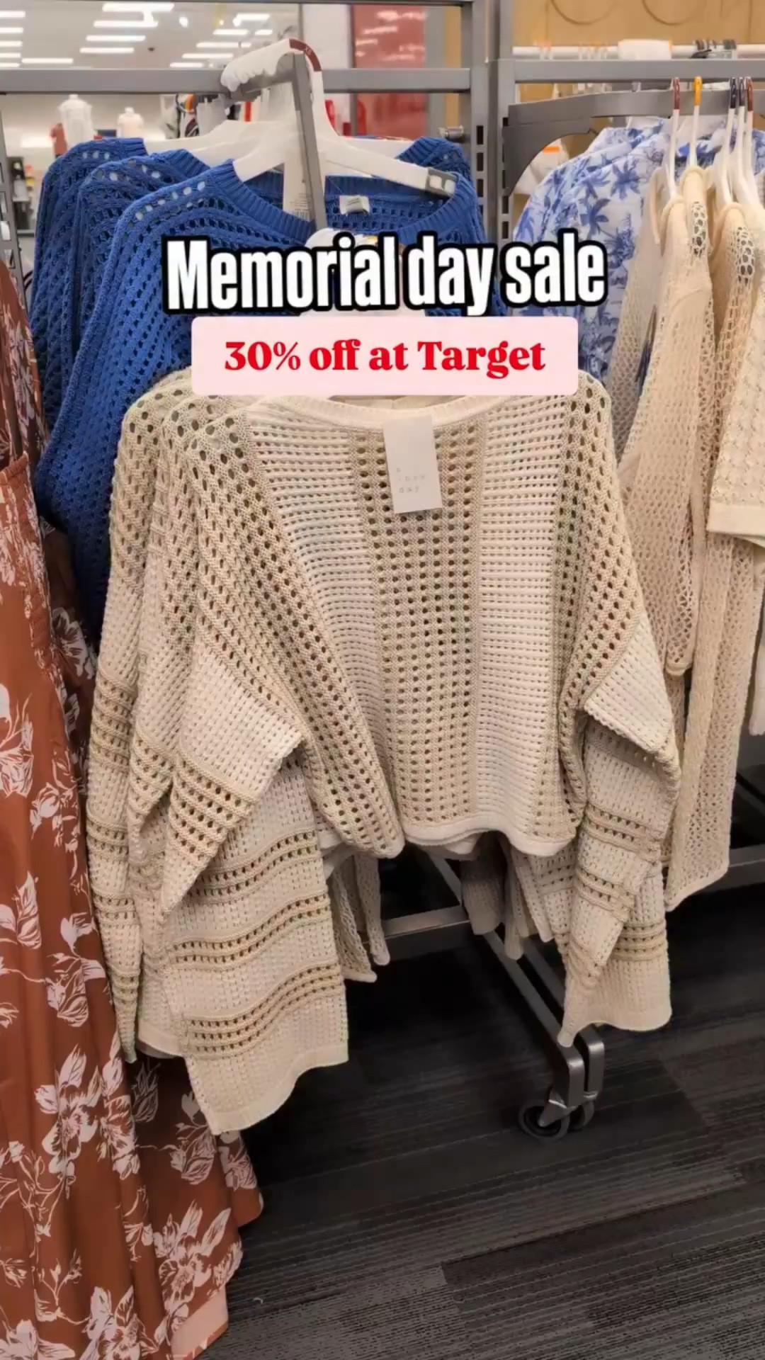 Loving all the crochet tops! Such a beachy look! Are you shopping memorial day sales?

Target sale, openwork, summer dress, tank tops, beach fashion, boho fashion, vacation mode, memorial day weekend, affordable fashion, style on a budget, Cami top, seashell, elevated fashion

#LTKSaleAlert #LTKSwim #LTKMidsize