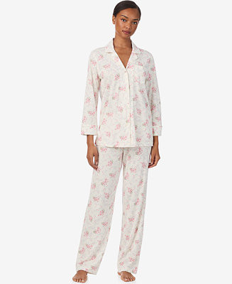 Women's 3/4-Sleeve Pajama Set | Macy's