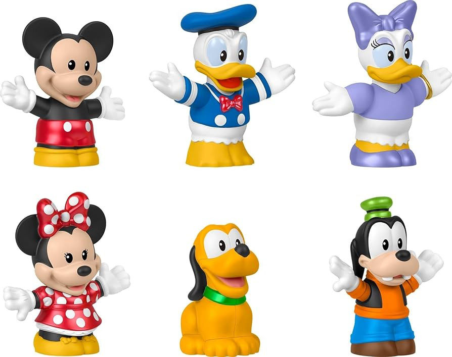 Fisher-Price Little People Toddler Toy Disney Mickey Mouse & Friends 6-Piece Figure Set for Presc... | Amazon (US)