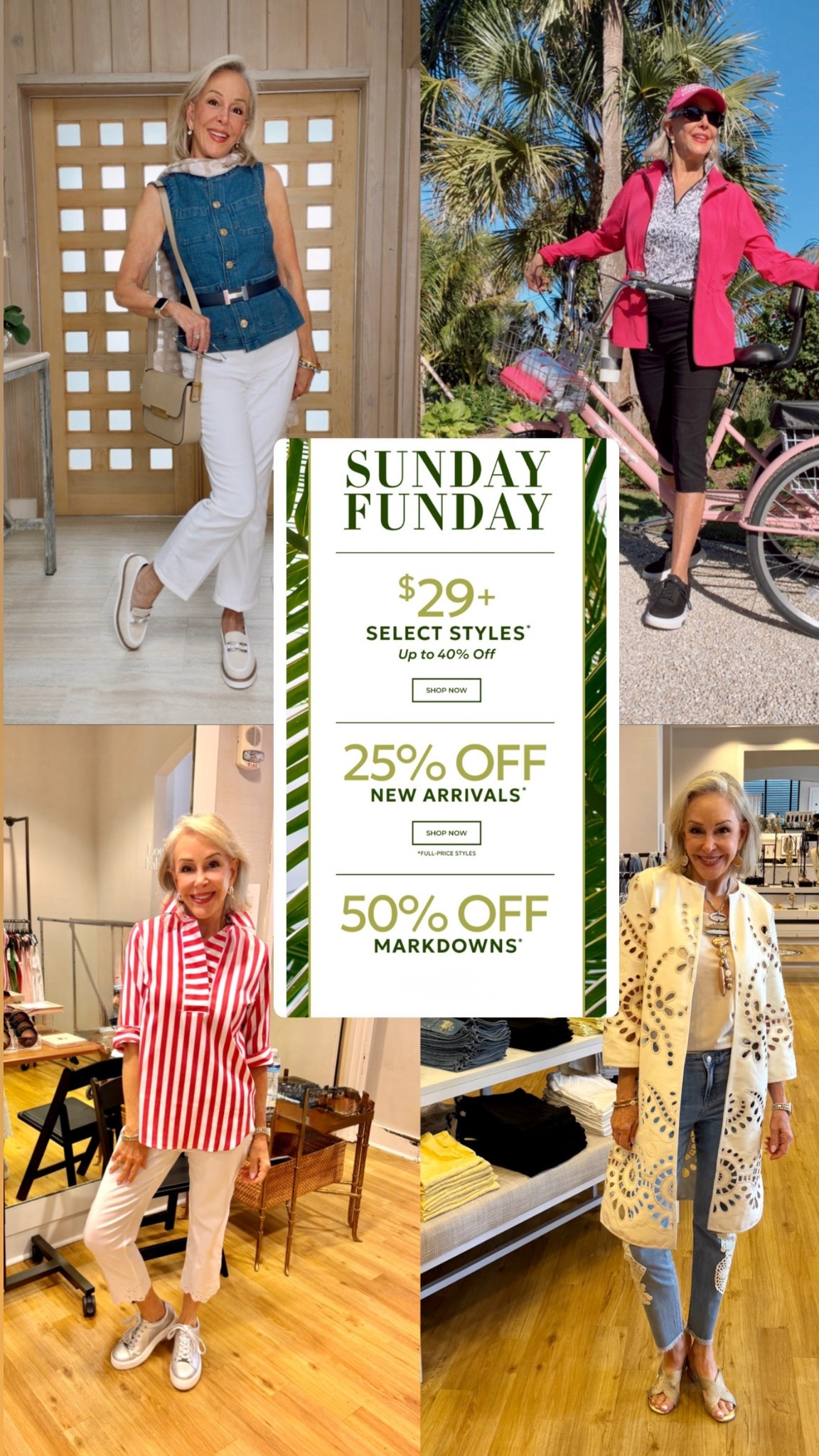 Grab these deals now while there is sizing. Linked are the outfits show and some favorites that I have been wearing that you too should have. 
I am 5’7” 130 lbs and I wear a size 0 in Chico’s unique sizing. #grwm

#LTKWorkwear #LTKSaleAlert #LTKOver40