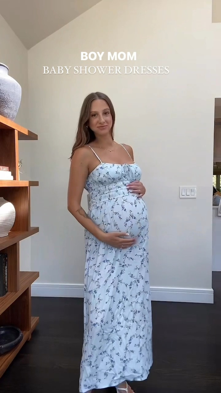 Baby shower dresses for all of the boy moms out there. 🩵🍼 

#LTKstyletip #LTKbump