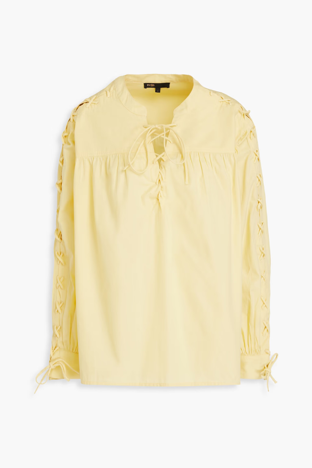 Bluse aus Baumwolle mit Schnürung | The Outnet (UK and Europe)