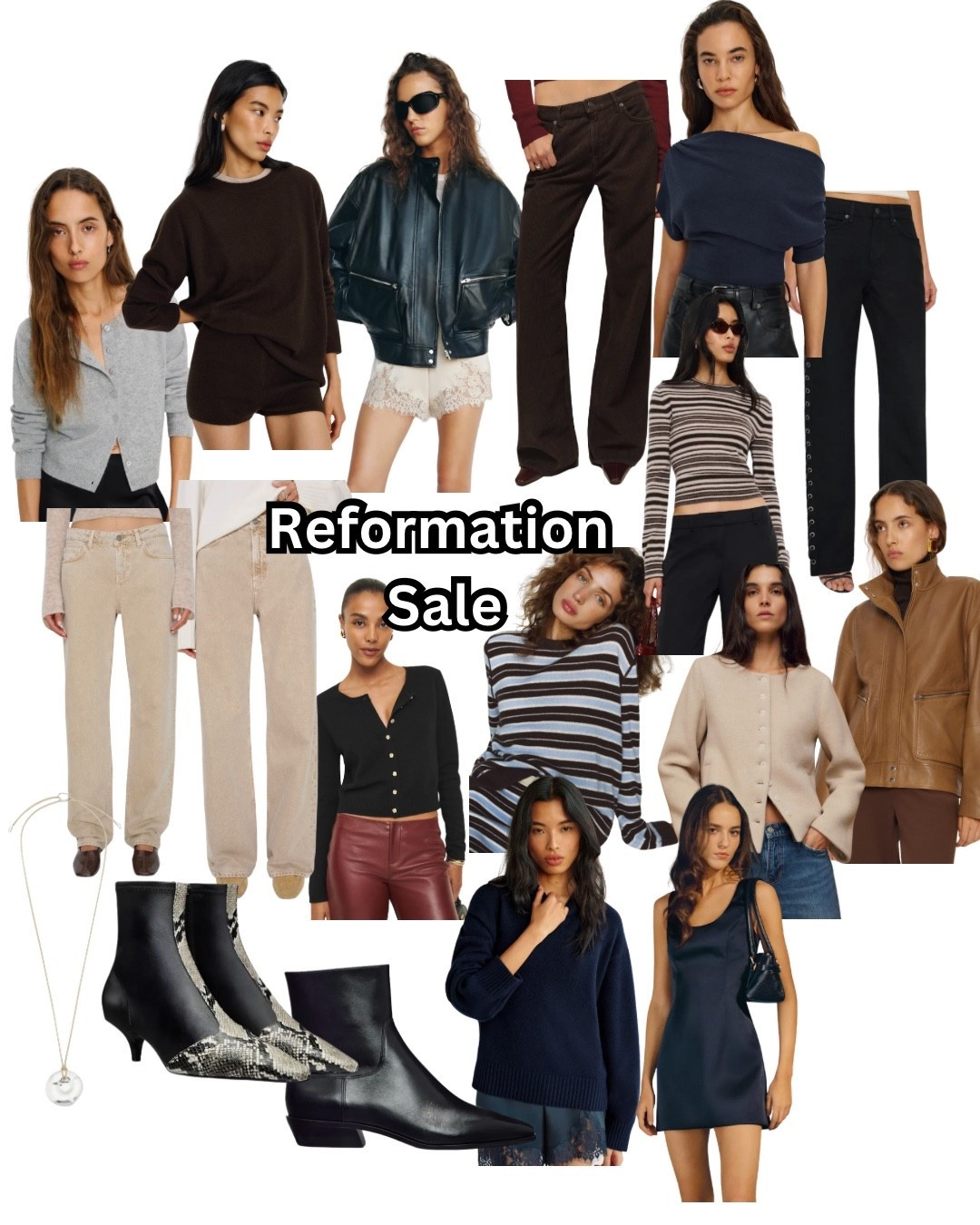 Everything is 25% off at Reformation right now for Black Friday. Here’s everything I’d buy as your non typical Ref girl. I love a good cashmere set, unique jeans and a good leather jacket or leather boot. 

#LTKGiftGuide #LTKHoliday #LTKCyberWeek