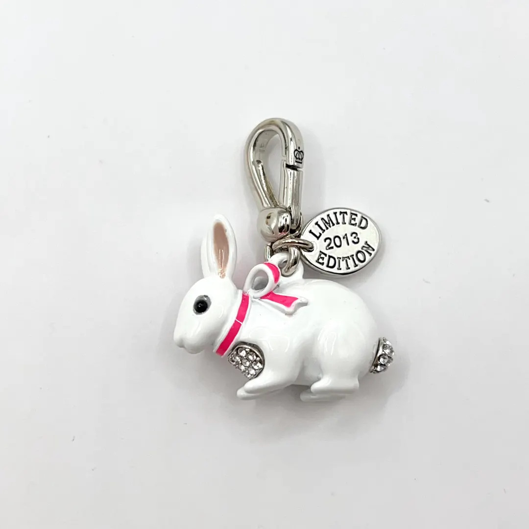 JC611-Juicy Couture white bunny charm | Etsy (US)