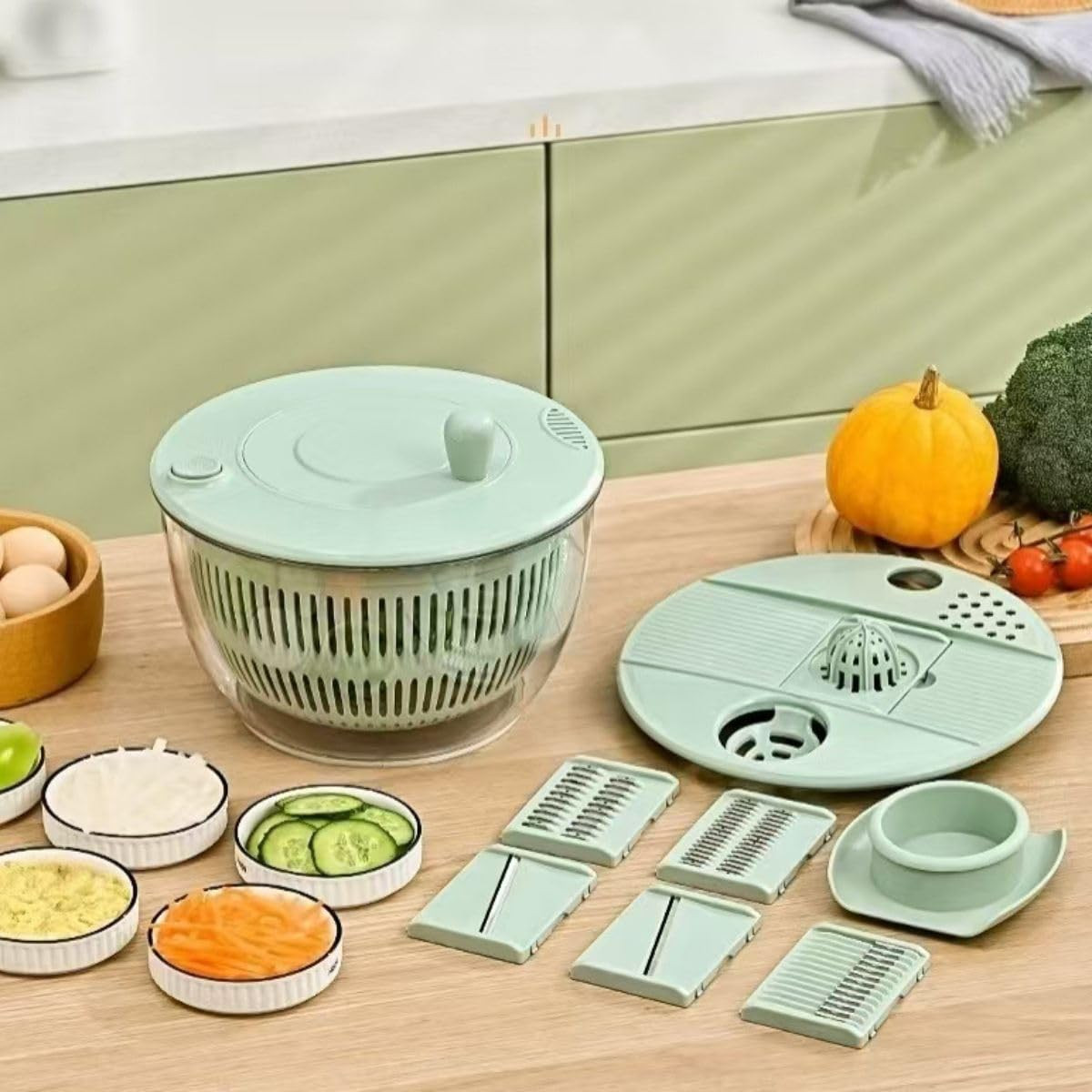 Centrífuga Secador Spinner De Salada Folhas Verduras Legumes Giratória GRANDE | Amazon (BR)