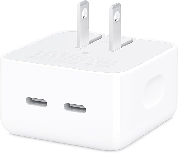 Apple 35W Dual USB-C Port Compact Power Adapter | Amazon (US)