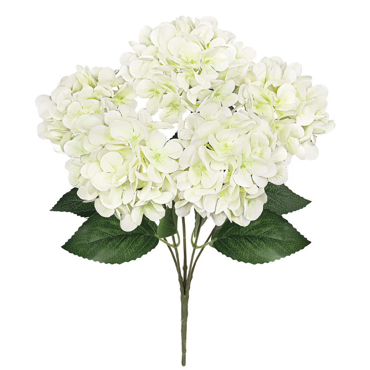 Natural Touch Artificial Hydrangea Flower Stem Bush Bouquet | Wayfair North America